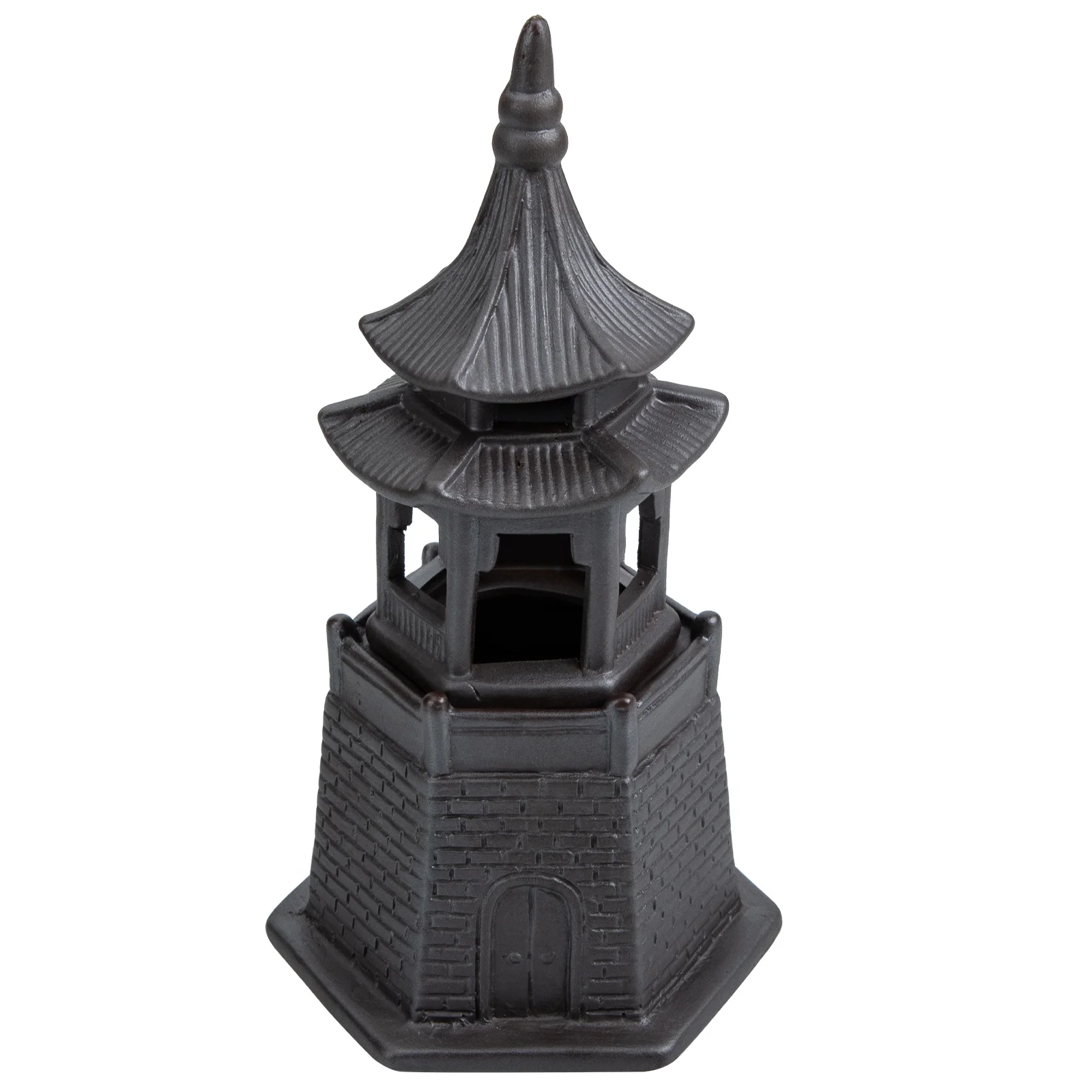 

2pcs Pavilions Design Tea Pet Home Desktop Adorns Garden Mini Pavilions Decors