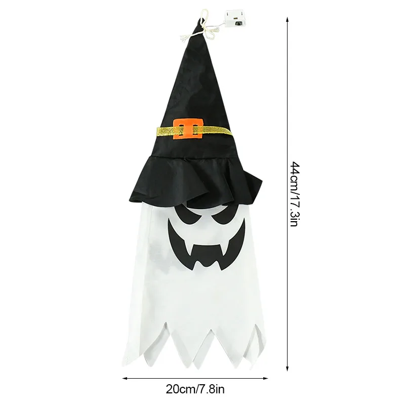 HALLOWEEN LIGHTS GHOST LED FLASHING GLOWING WIZARD HAT LAMP DECORATIONS FOR HOME PARTY DECOR ON - Освещение Хэллоуина призрак LED мерцание светящийся колпак волшебника лампы декорации для домашней вечеринки декор на.