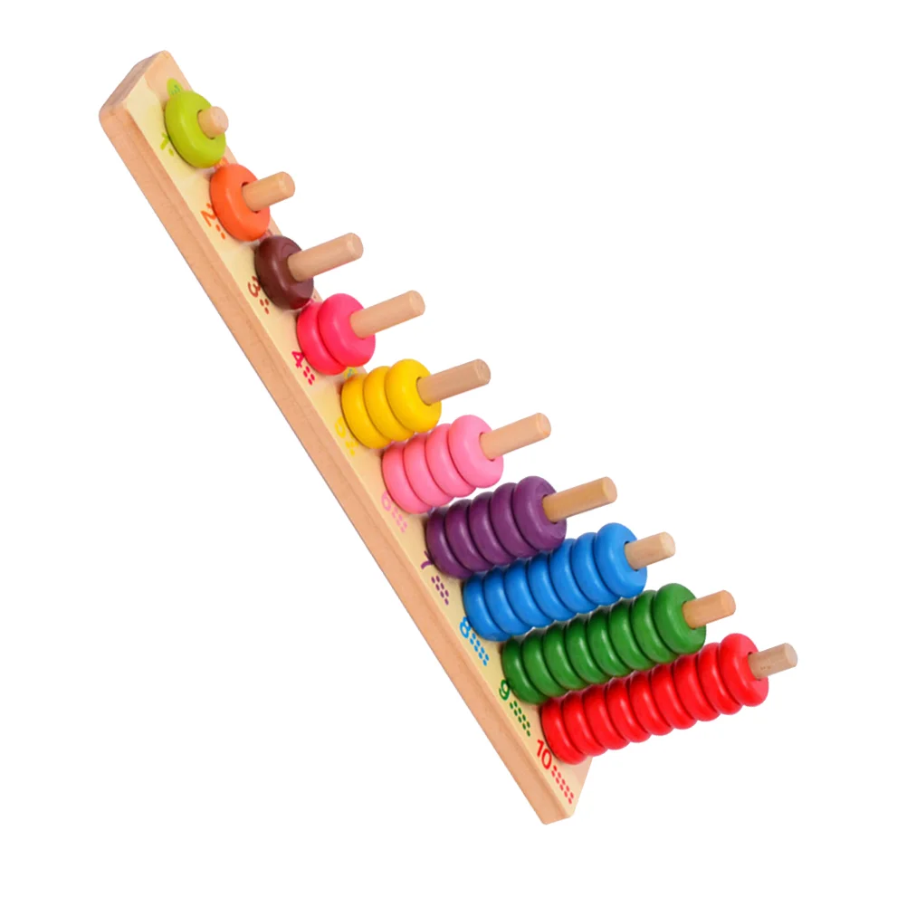

1 Set Wood Creative Early Plaything Mathematical for Kids Children Toddler