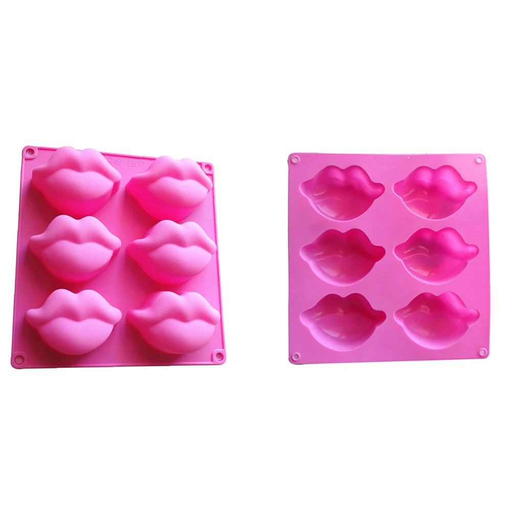 

3d Mouth Lips Shaped Fondant Cake Silicone Mold For Polymer Clay Chocolate Mold Pastry Soap Candy Making Molds Decoration Tools
