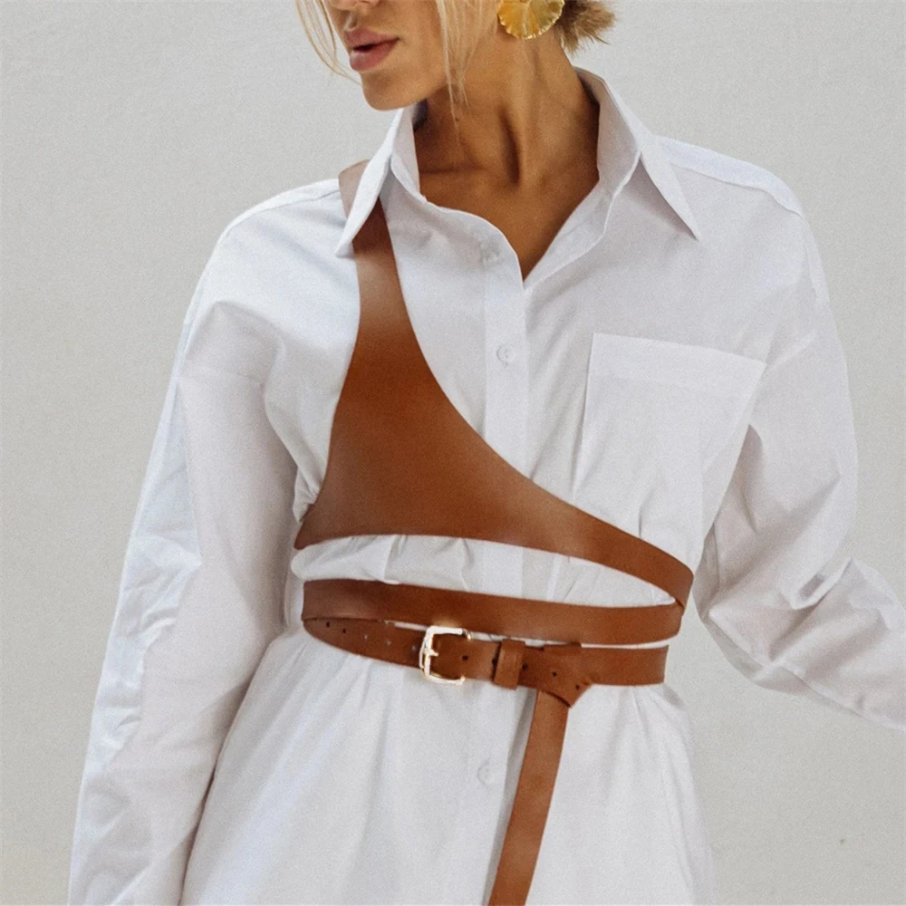 Сексуальные черные ремни из искусственной кожи модные для тела женское белье в