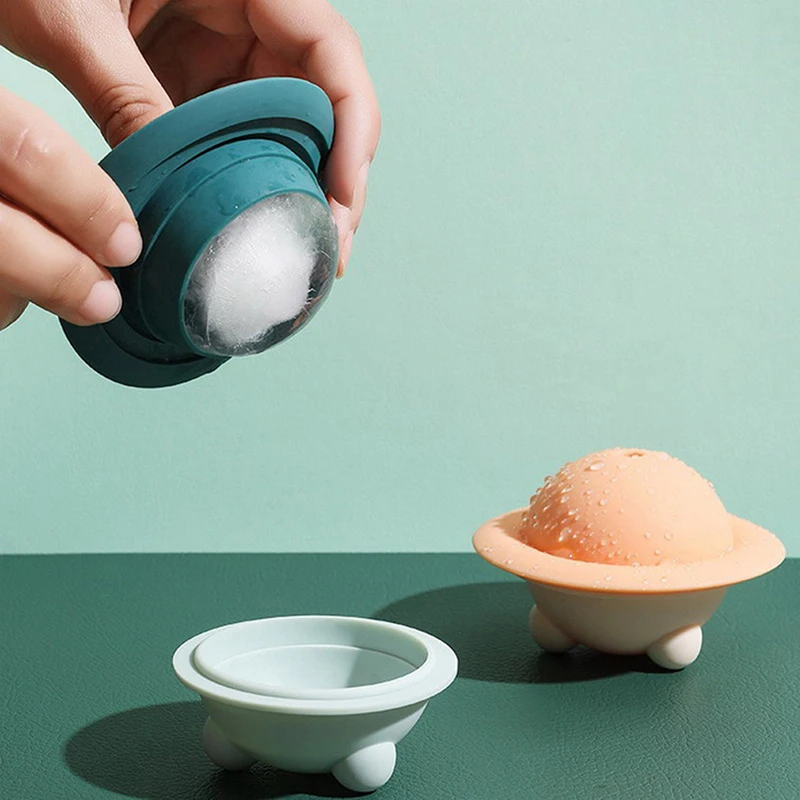 

1PC Silicone Sphere Ice Cube Mold Kitchen Stackable Slow Melting Ice Ball Mould DIY Ice Compartment Spherical Ice Cube Maker