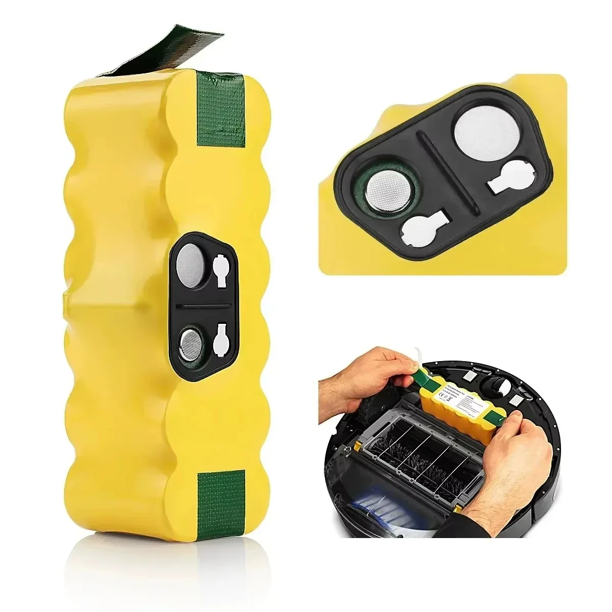 Сменный аккумулятор NI-Mh 14 4 В 12 8 Ач для iRobot Roomba 500 600 700 800 серии 555 560 580 620 630 650 760 770 780 790