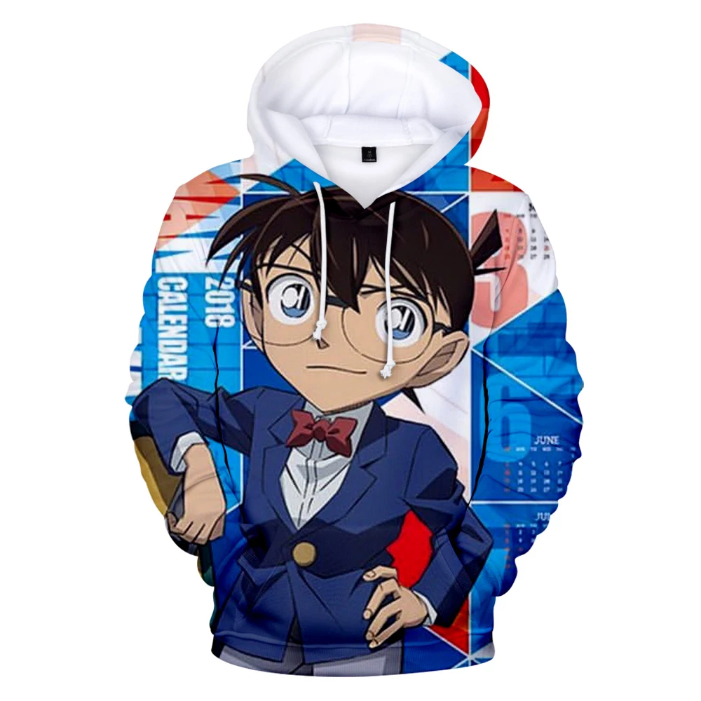 

Detective Conan 3D Hoodies Sweatshirts Men Women Pullover Oversized Long Sleeve Hooded Anime Print Male Sweatshirts