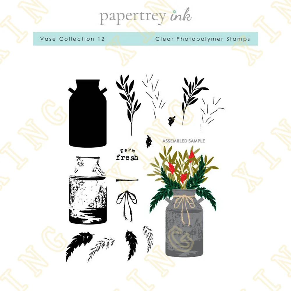 

Newest Vase Collection Metal Cutting Dies Silicone Stamps Scrapbooking Make Photo Album Card Diy Paper Embossing Craft Supplies