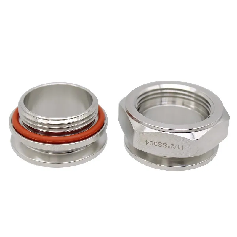 SS304 11/2 &quotChuck 50 5 мм аксессуары для впускного и выпускного интерфейса с двойным