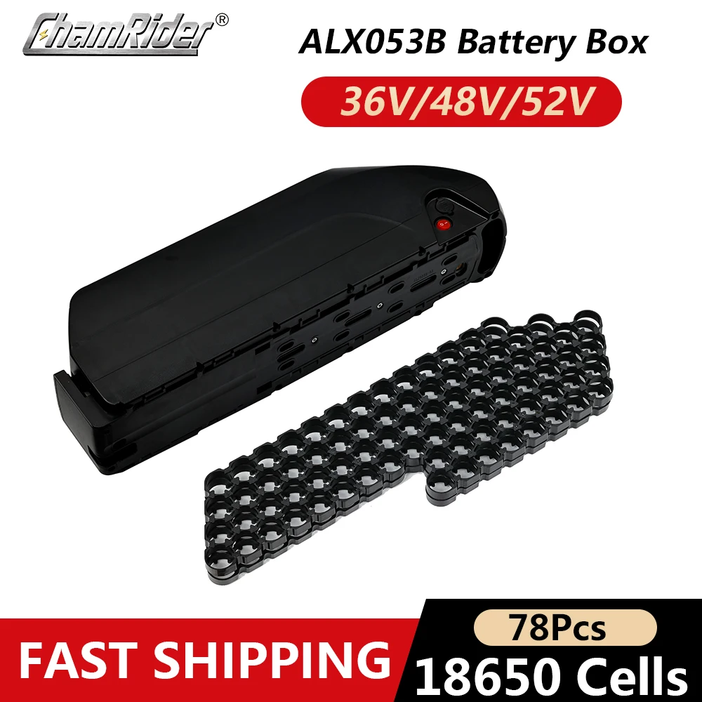 Аккумуляторная батарея Downtube 48 В ALX053B для электровелосипеда фотобатарея 52 в 18650