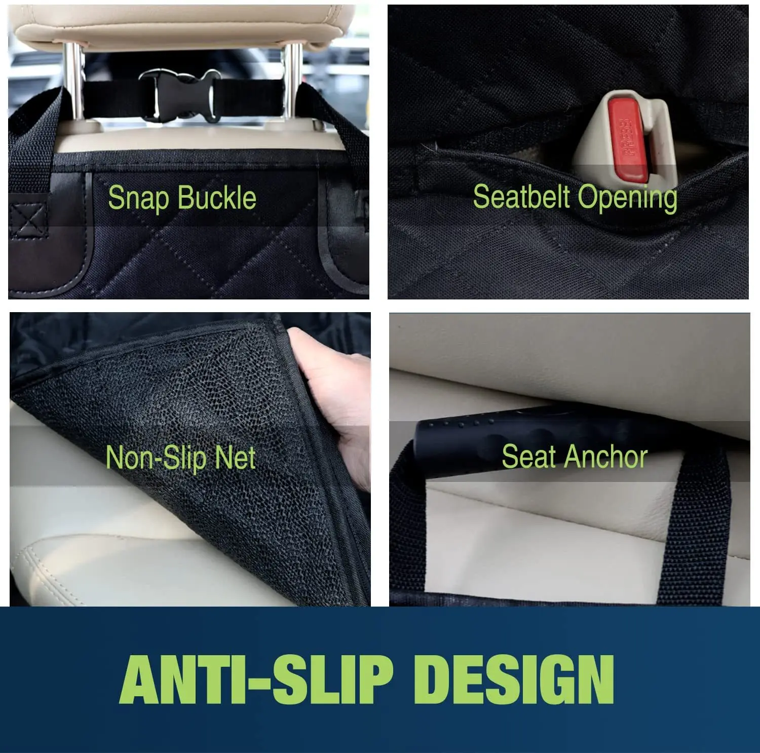 

Car pet pad waterproof and dirt resistant Cat Bed for Car Portable Dog Bed Travel Dog Carrier Protector for big Dogs Safety