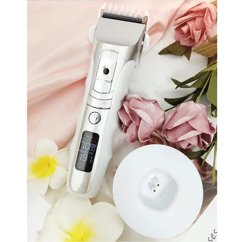 

Electric Hair Clippers Kit Ceramic Cutter Head Hair Trimmer For Haircut Beard, Professional Rechargeable