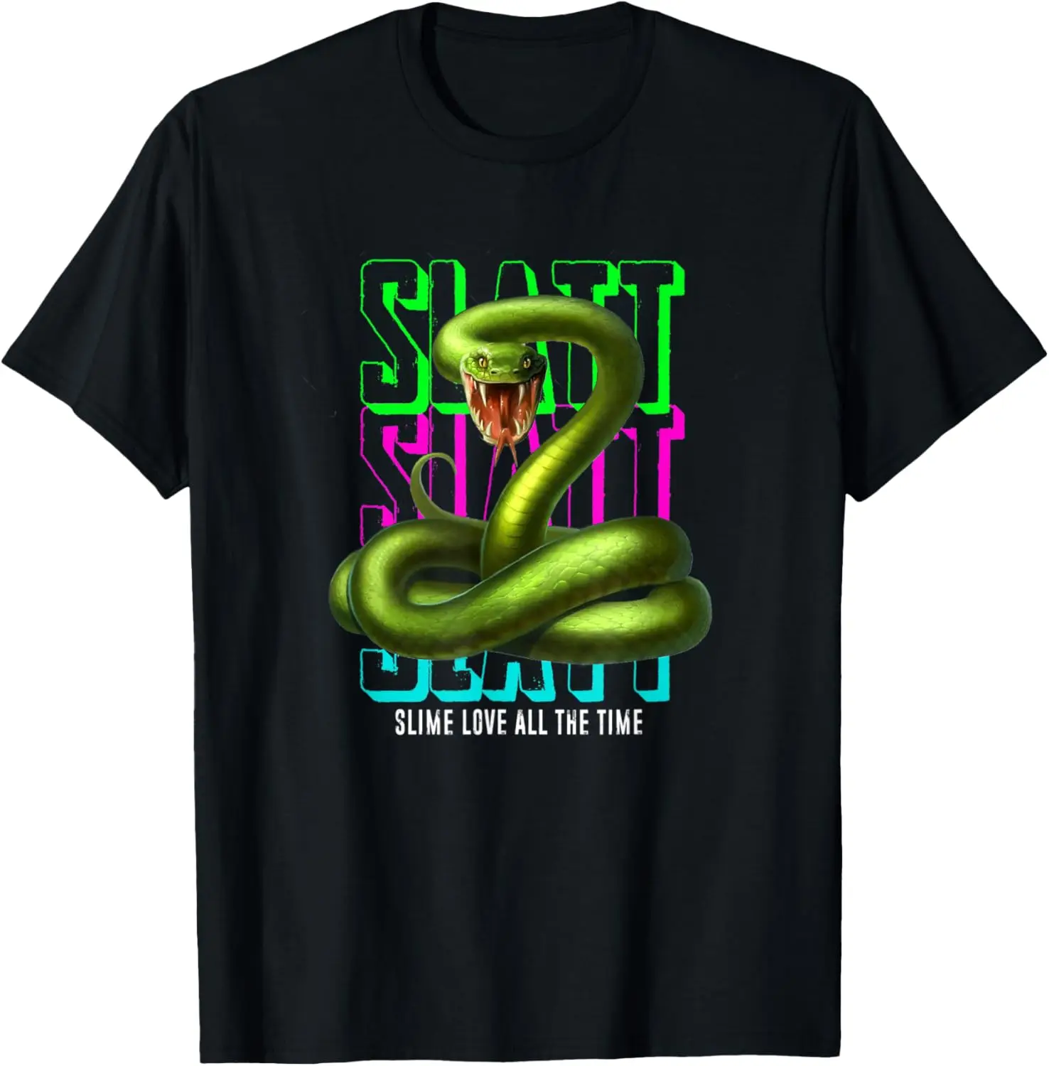 Футболка Slatt With Snake Graphic Slime Love All The Time