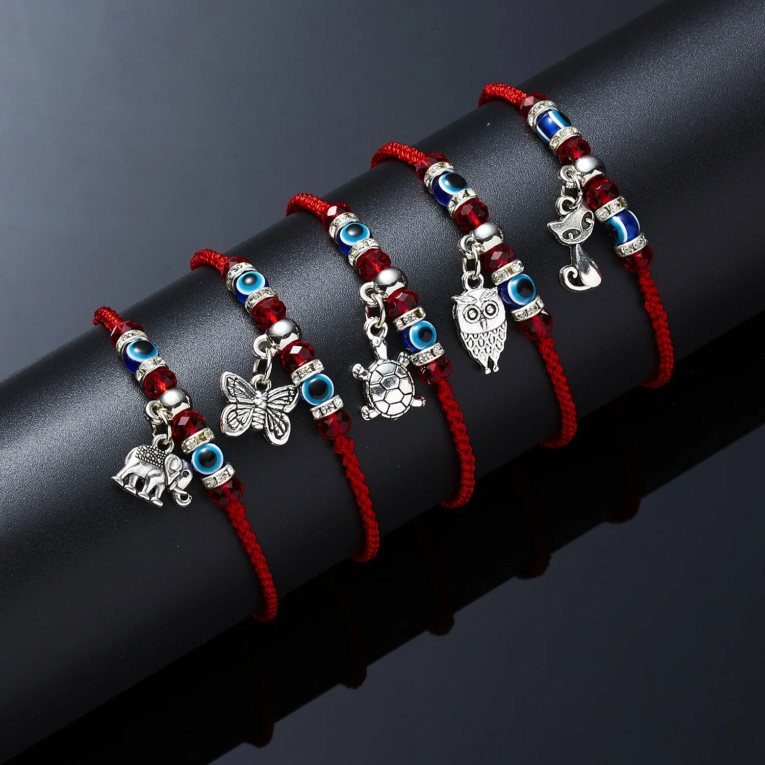 

Turkish Lucky Evil Eye Bracelets For Women Handmade Braided Rope Lucky Jewelry Red Black Blue String Bracelet Friendship Jewelry