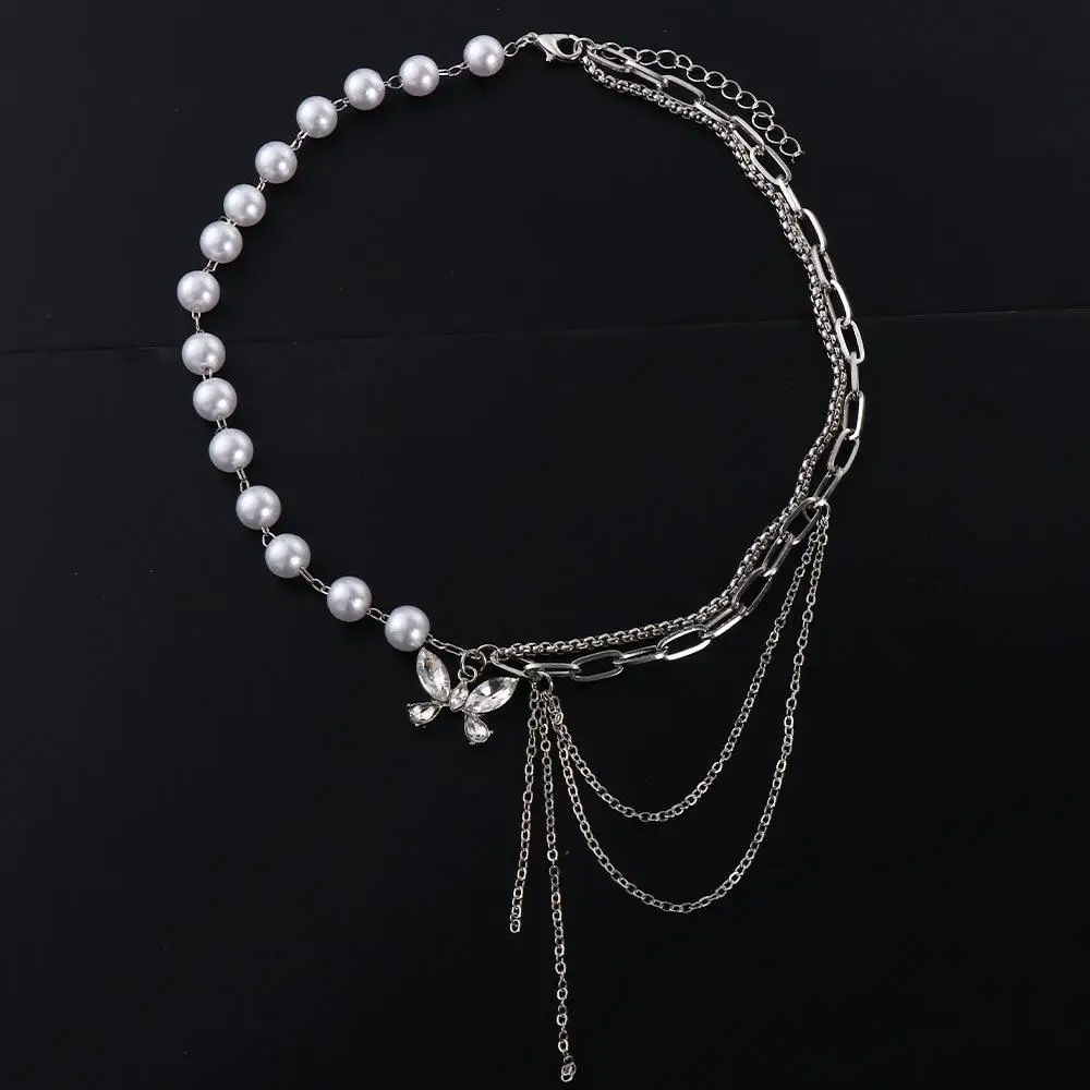 

Элегантное модное женское ожерелье-чокер с искусственным жемчугом Женская цепочка до ключиц ожерелье в Корейском стиле модные ювелирные изделия