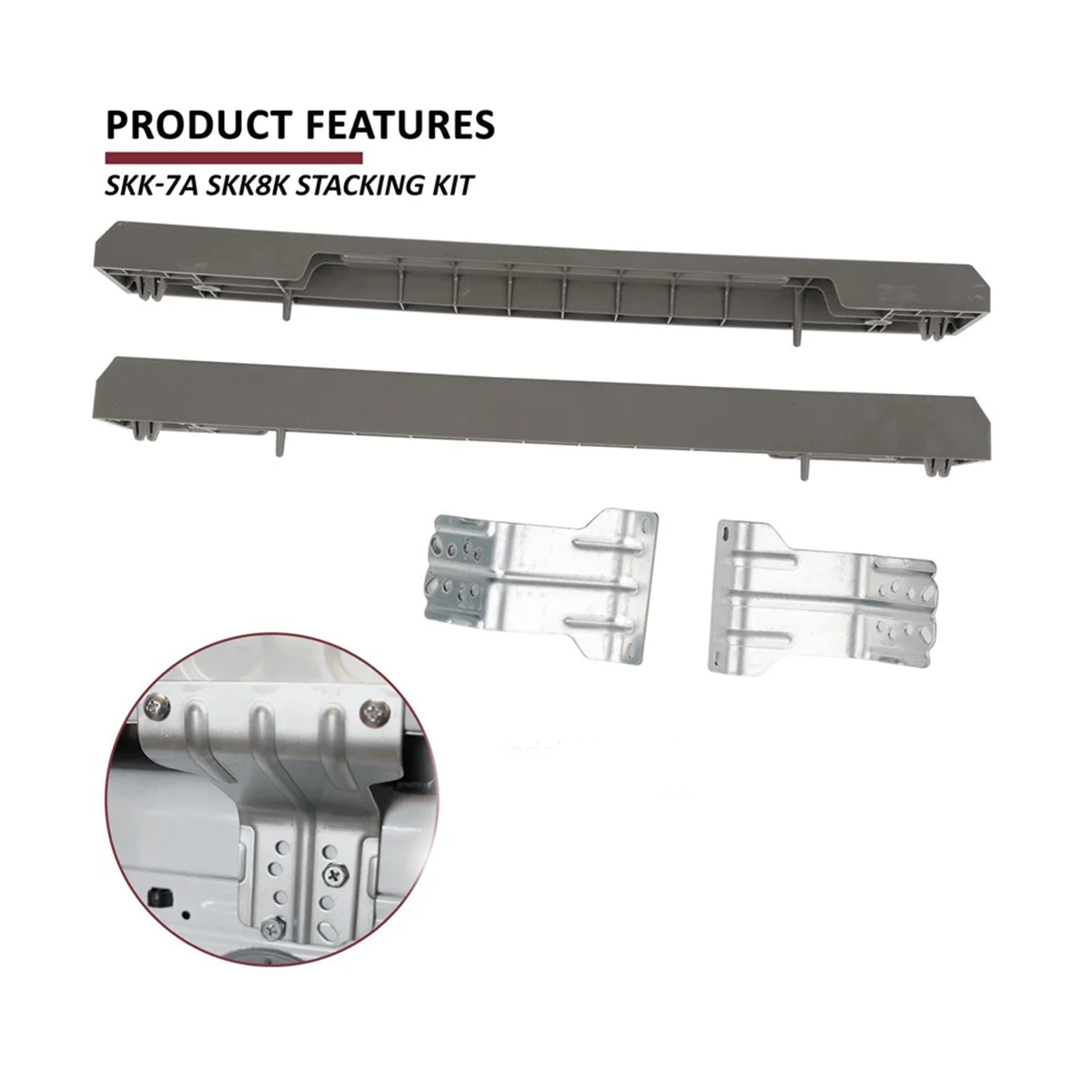 Комплект для штабелирования Skk-7A — замена стиральной машины и сушильной заменяет