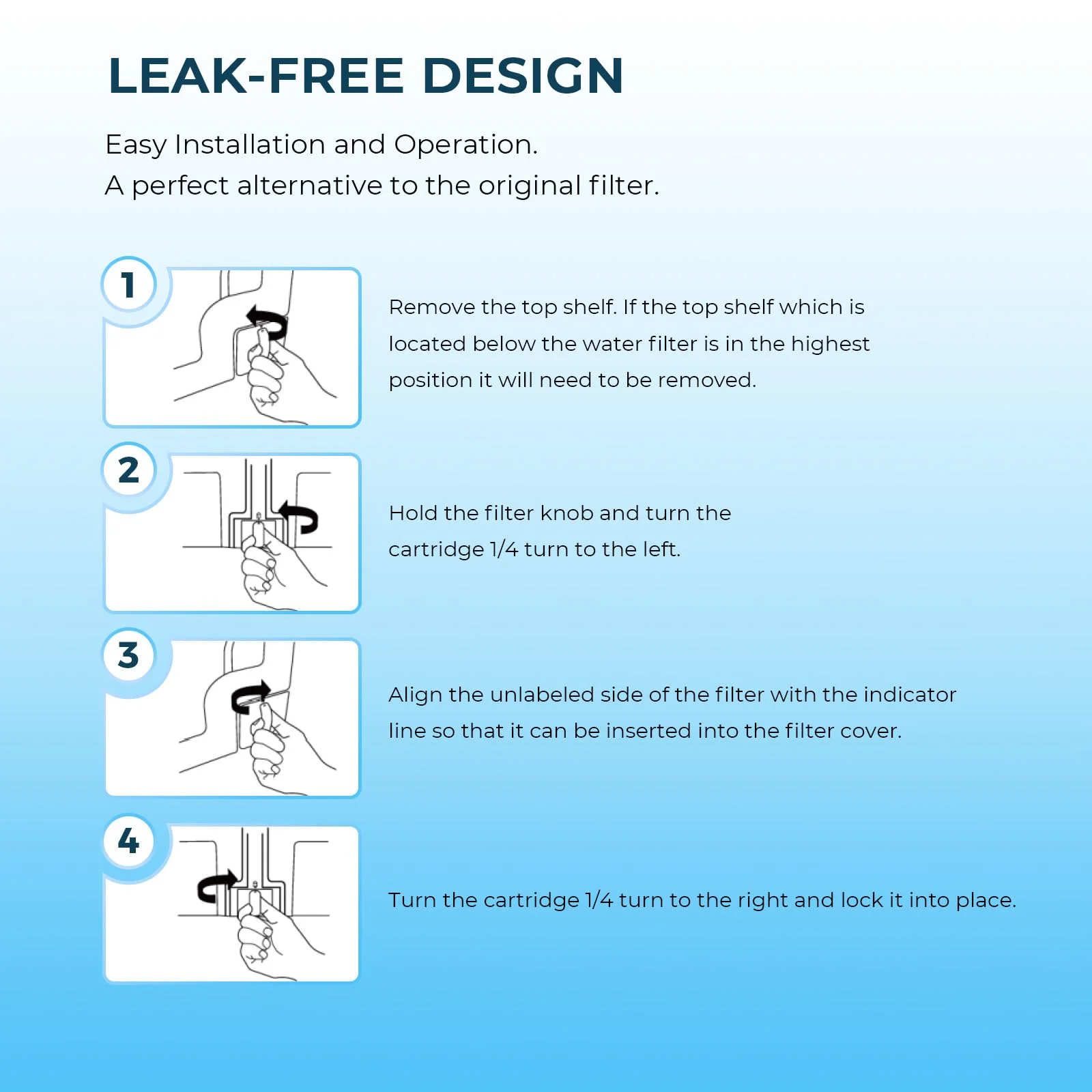 Фильтр для воды DA97-17376B NSF 42 совместимый с Samsung HAF-QIN HAF-QIN/EXP DA97-08006C RF23M8070SG RF23M8070SR