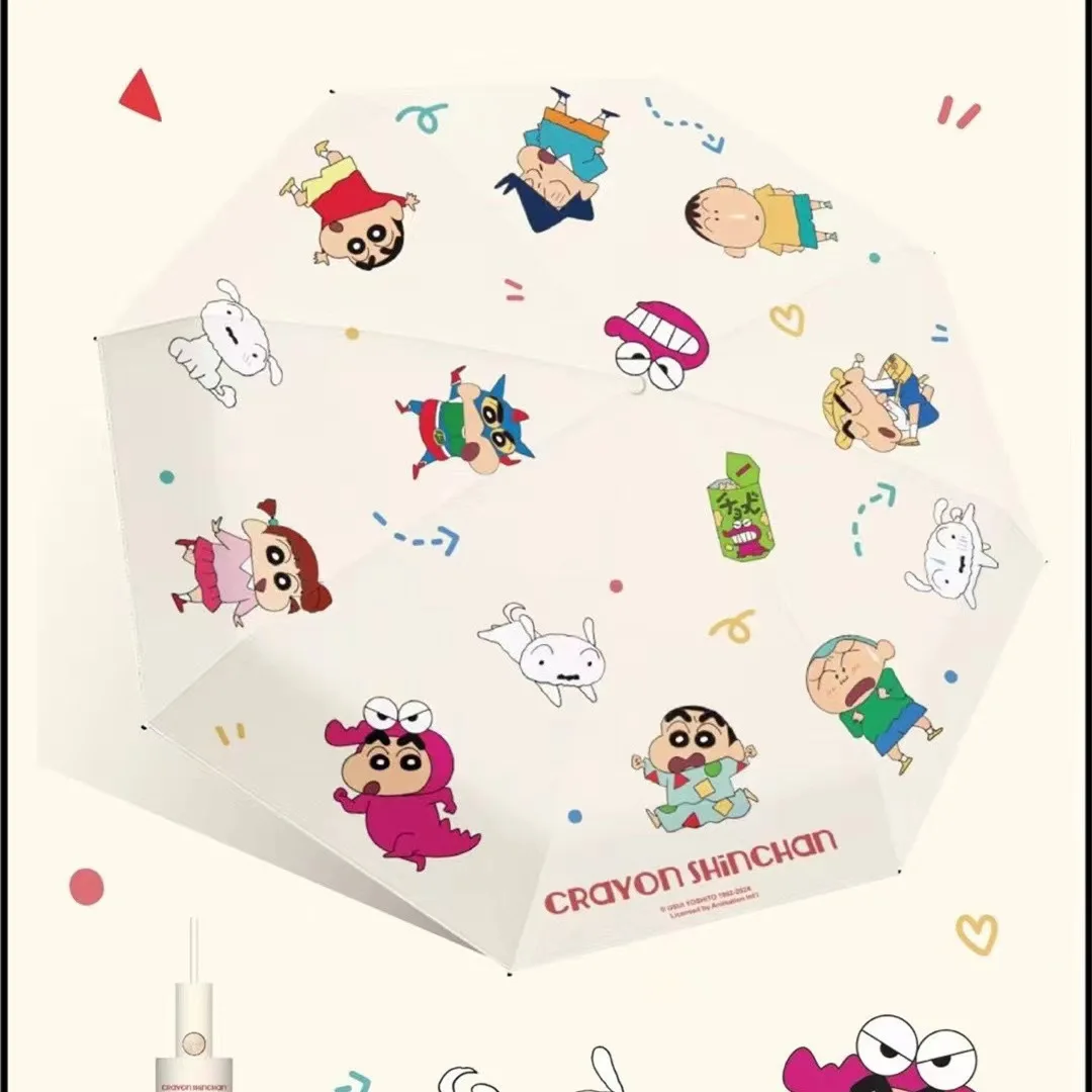 Crayon Shin Chan Co брендовый полностью автоматический зонт от солнца и дождя