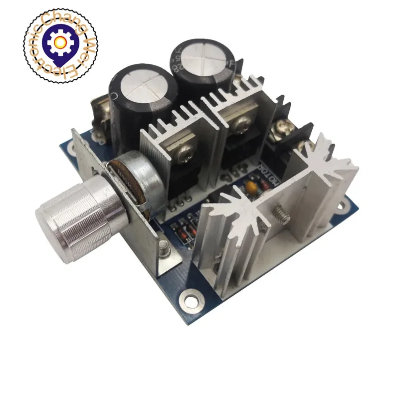 ШИМ-регулятор скорости двигателя постоянного тока с комплектом ручек 10 В-40 В