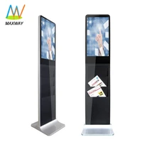 high quality floor standing 22 inch android stand tft ad display touch screen monitor kiosk totem 4g
