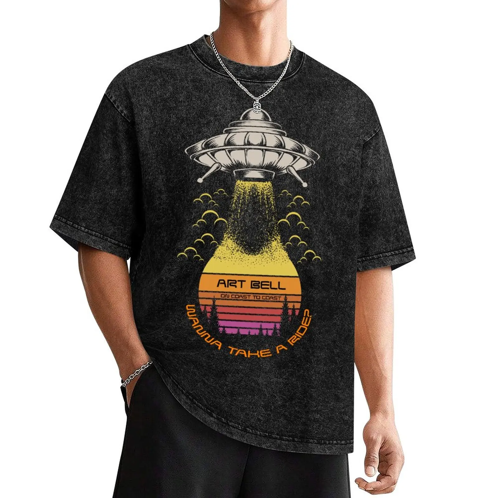 Арт Белл: chce сделать езду? Футболка мужская одежда винтажные мужские однотонные