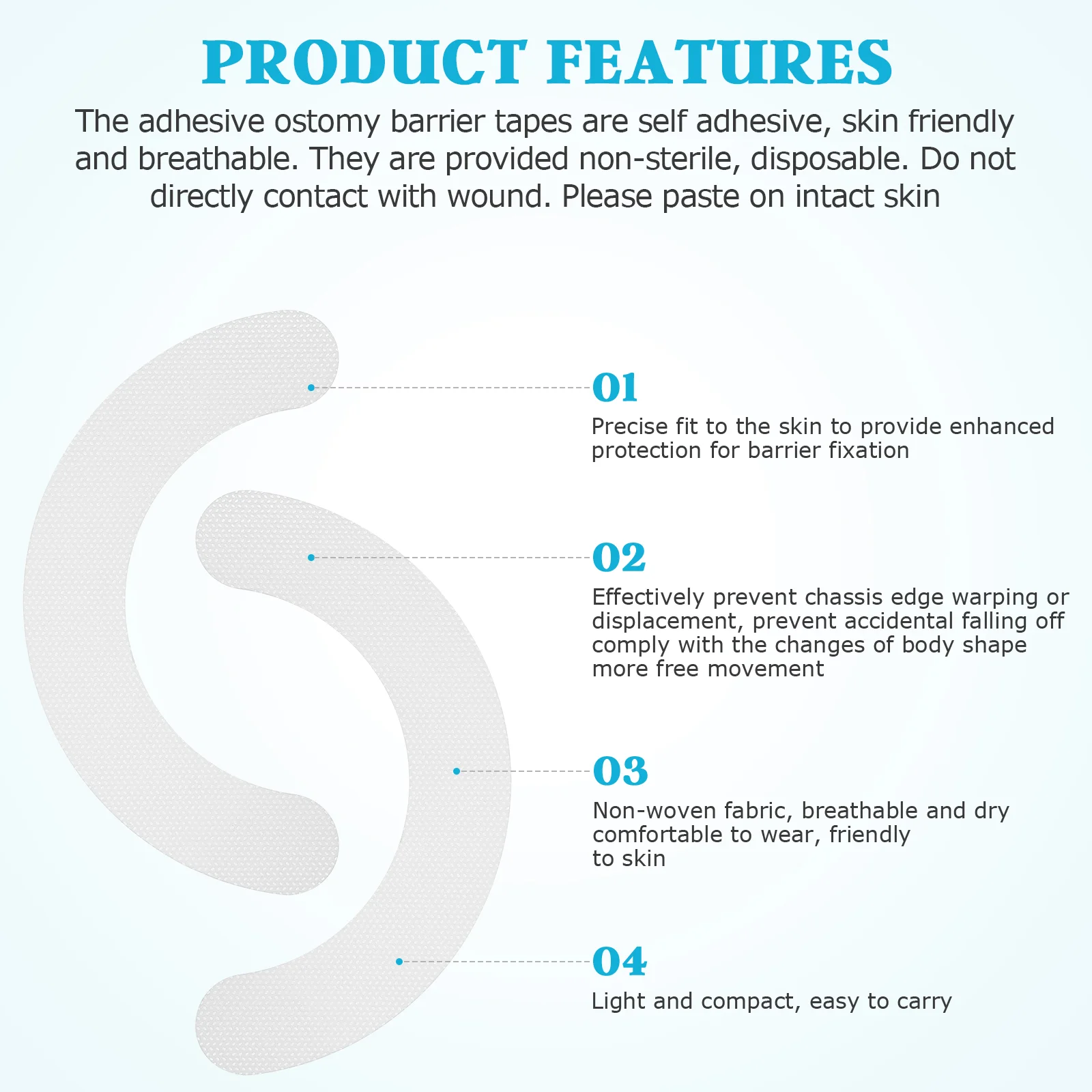 Укрепляющая лента мешок для колостомии барьерный клей принадлежности ухода за