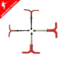 ice fishing rod support stainless steel screw fixed tent ice nail fishing auger screw drill pipe rack