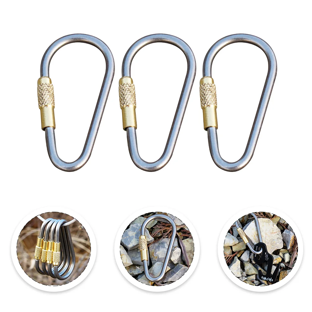 

Buckle Carabiner Camping Buckles Clipkey Outdoor Multifunctionalheavy Hook Snap Duty Strength High Hammock Chain