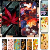 yinuoda falling leaves phone case for samsung a51 01 50 71 21s 70 31 40 30 10 20 s e 11 91 a7 a8 2018