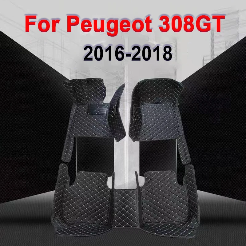 

Автомобильные коврики для PEUGEOT 308GT 2016-2018, оригинальные автомобильные подкладки для ног, чехол