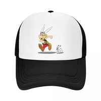 custom the adventures of asterix baseball cap for men women adjustable dogmatix obelix comic trucker hat outdoor snapback caps