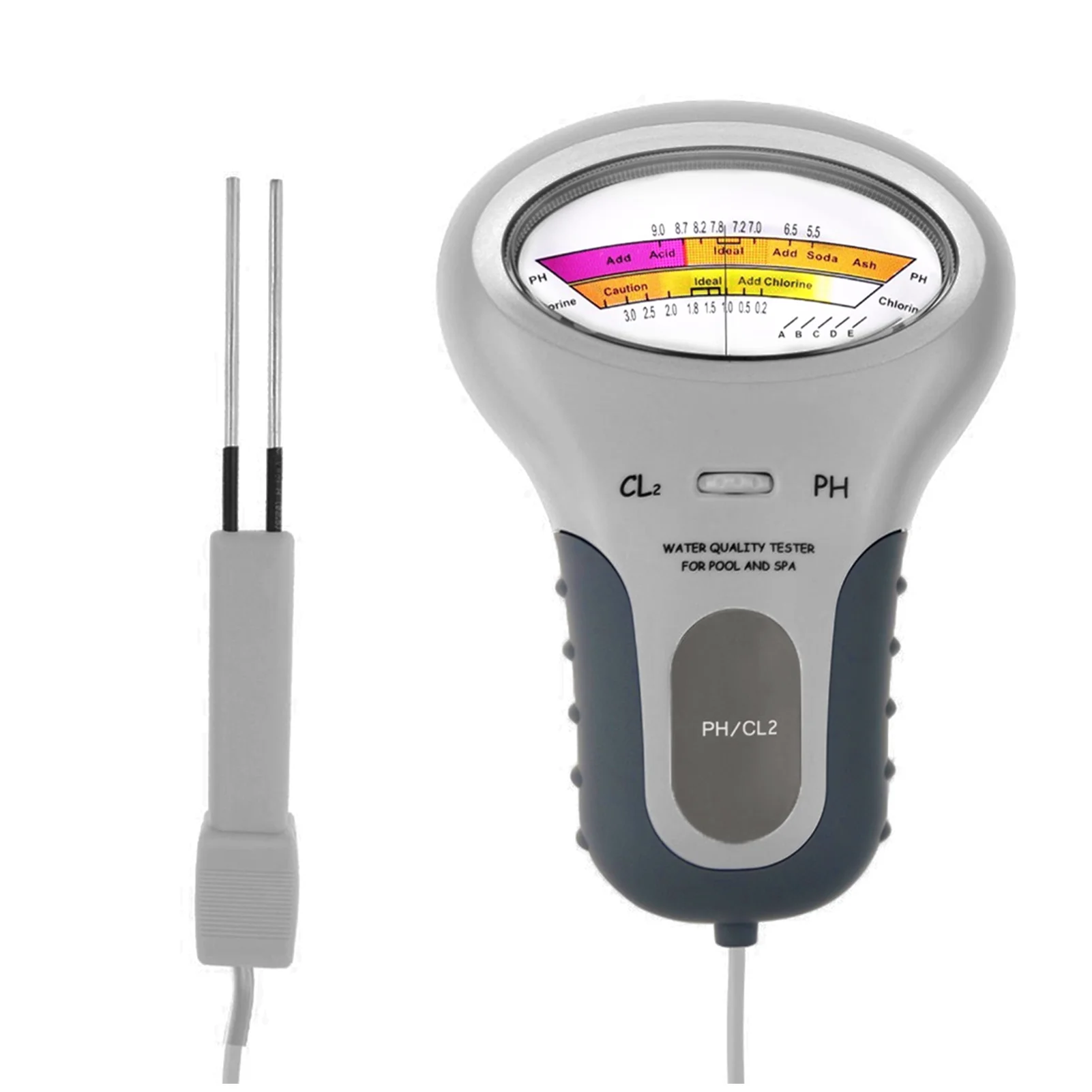

Measuring Tools Spa Water Quality Hot Tub For CL2 Handheld Swimming Pool High Accuracy Aquarium Outdoor Beach PH Tester Meter