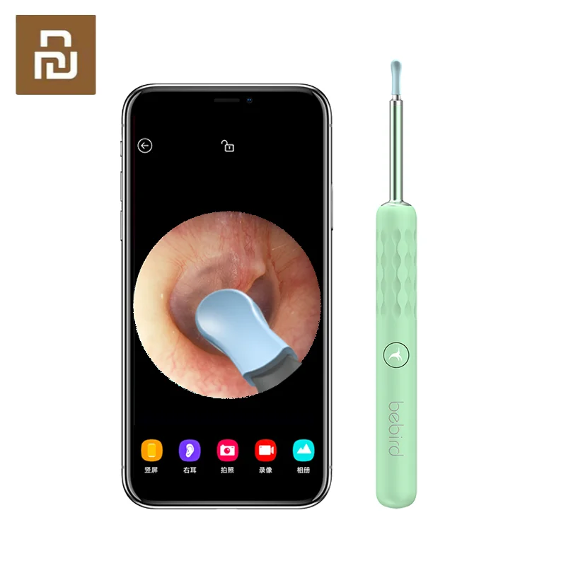 

Youpin Bebird R3 Minifit Ear Cleaner Health Care Digital Otoscope Wax Removal Tool IP67 Waterproof 300W Precision Endoscope New