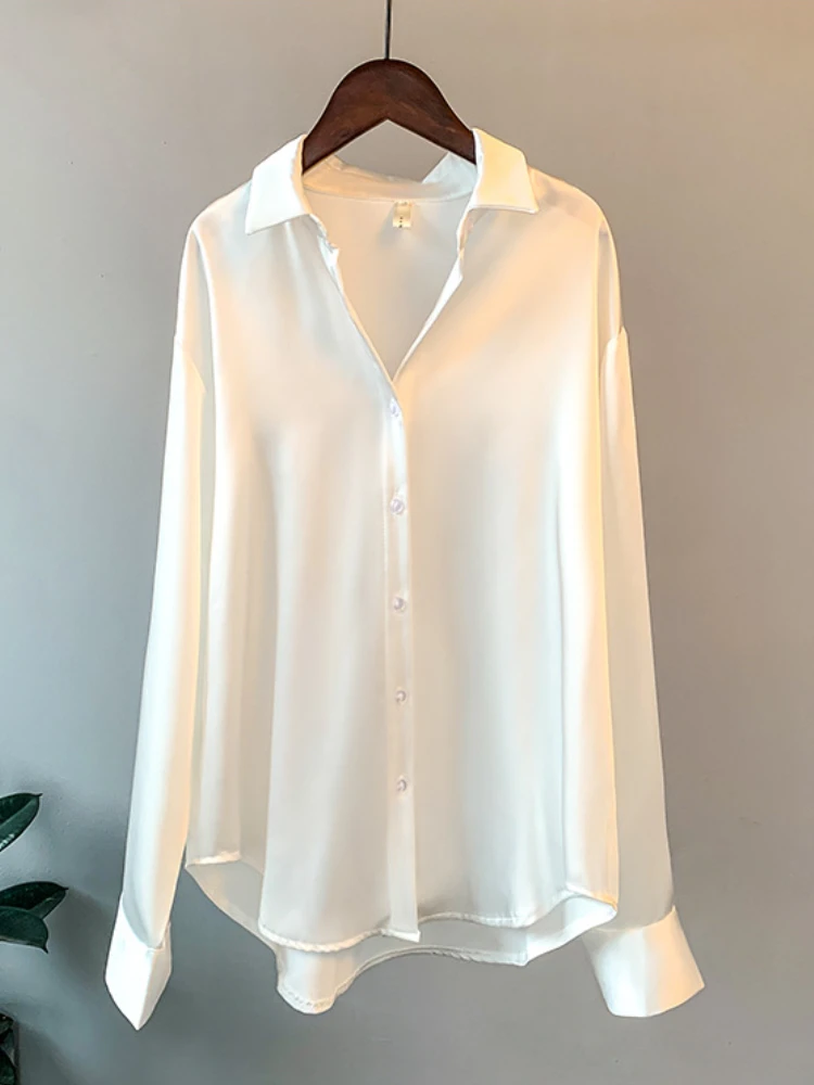 New In Spring Autumn Women Shirt Chic Fine Elegant and Youth Woman Blouses Stylish Oversized Female Korean Style Shirts