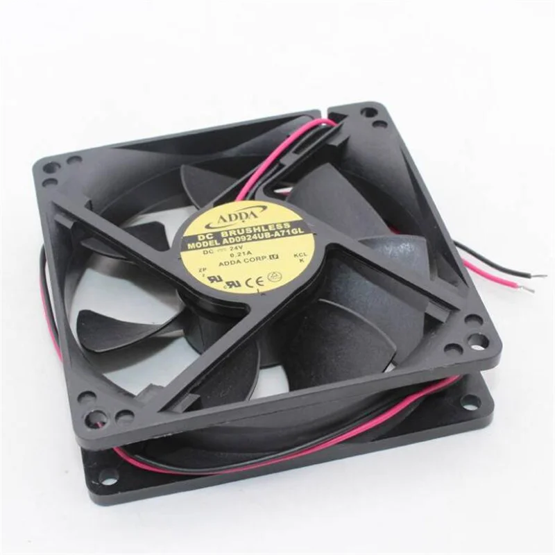 Оптовый вентилятор: Φ ADDA 9225 DC24V 9 см двухпроводный двухшаровой инверторный охлаждающий вентилятор