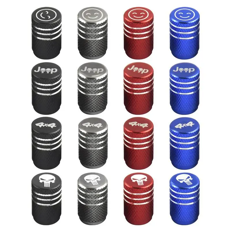 

Car Tyre Stem Air Valve Caps Aluminum Alloy Tire Rim Stem Covers Airdust Waterproof For Automobiles car tire accessories