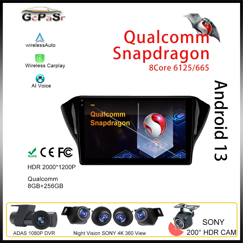 

Автомагнитола Qualcomm для Geely GS Emgrand EC7 1 2016-2020, мультимедийный видеоплеер, навигация, IPS экран, Wi-Fi, BT