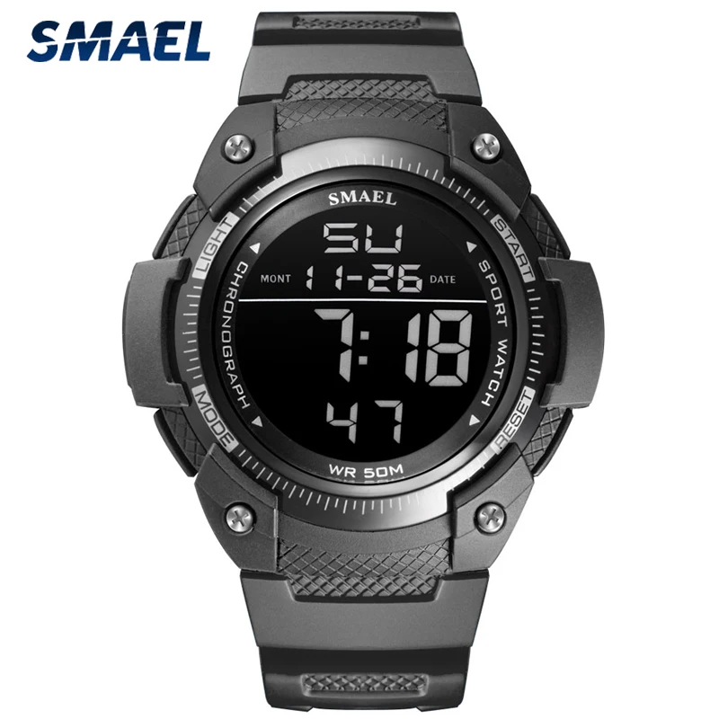 

SMAEL Fashion Sports Men's Watches Military Waterproof Digital Watch Men Top Brand Luxury Timing Male Clock Relogio Masculino