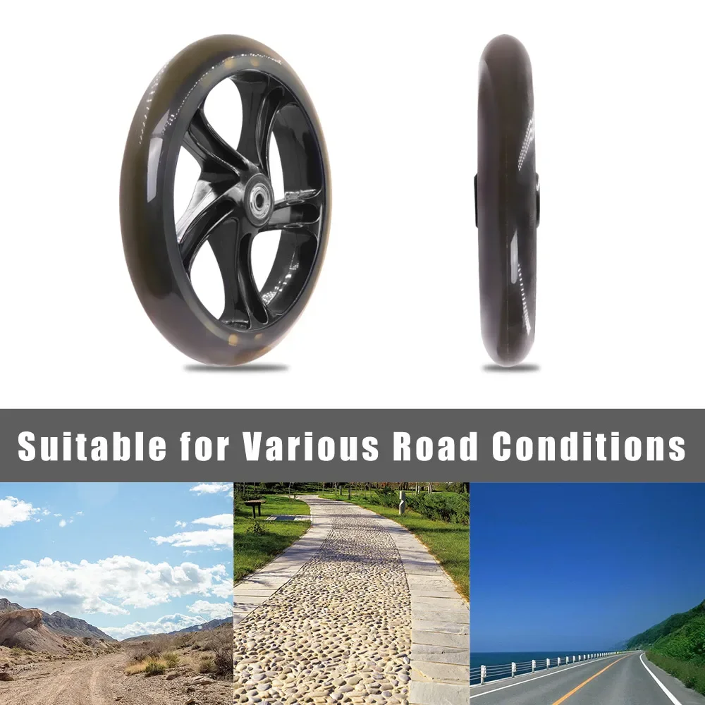 Универсальные колеса из искусственного материала 200 мм износостойкая шина для