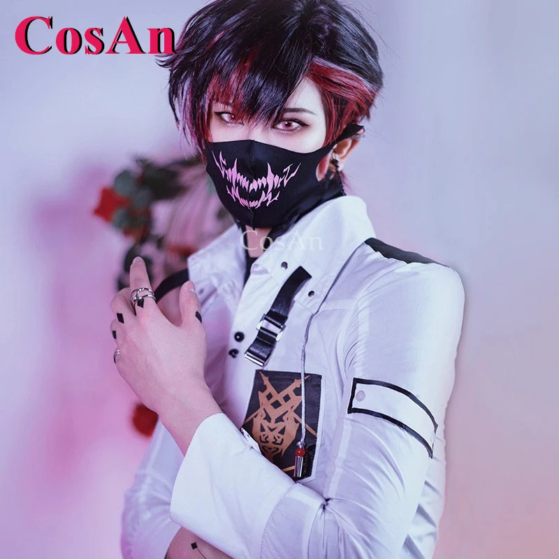 Фото CosAn аниме VTuber Nijisanji XSOLEIL Vermillion костюмы для косплея модная красивая униформа Хэллоуин ролевая игра одежда новая №4