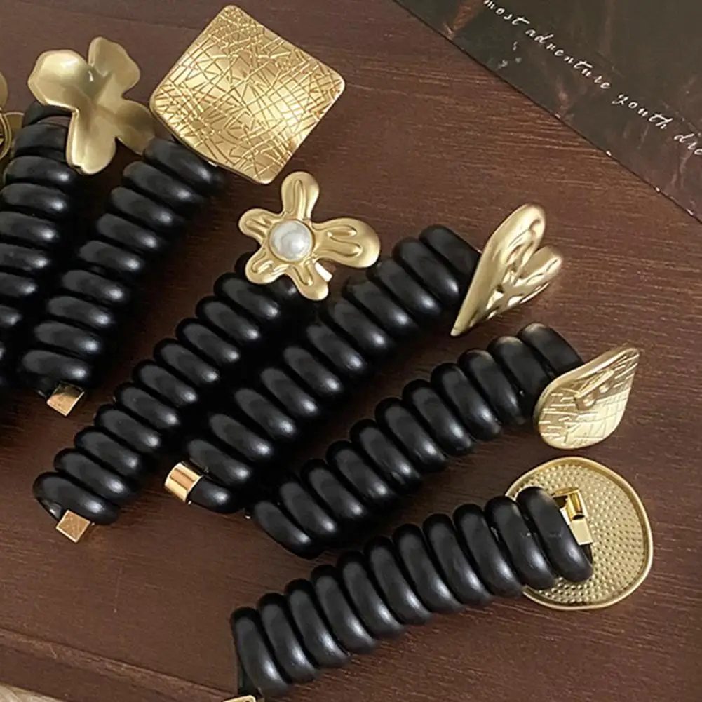 Плетеная веревка для волос водостойкая спиральная ткань крепкая фиксация