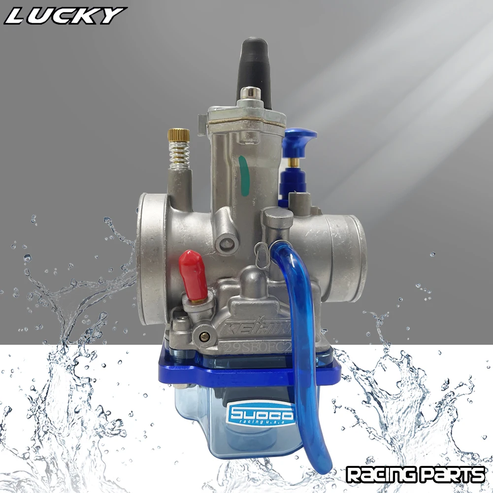 Карбюратор PWK 24 26 28 30 32 34 мм для мотоцикла Carb с Power Jet Racing 125-300 Keihin универсальные