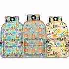 Милые животные, Лев, жираф, обезьяна, рюкзаки для книг, котенок, медведь, рюкзак с рисунком для искусственных подарков