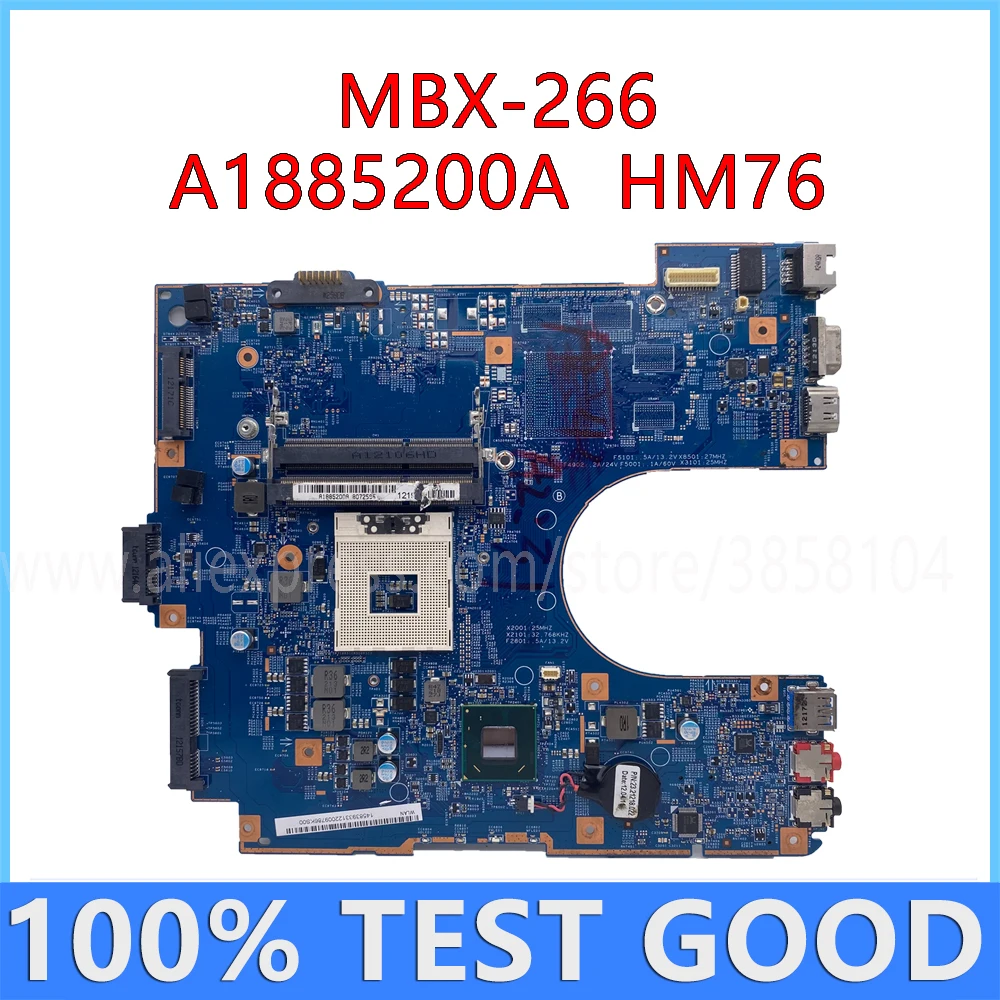 

For SONY SVE151A11W SVE15118FG Laptop Motherboard HM76 48.4RM01.021 S1202-2 A1885200A MBX-266