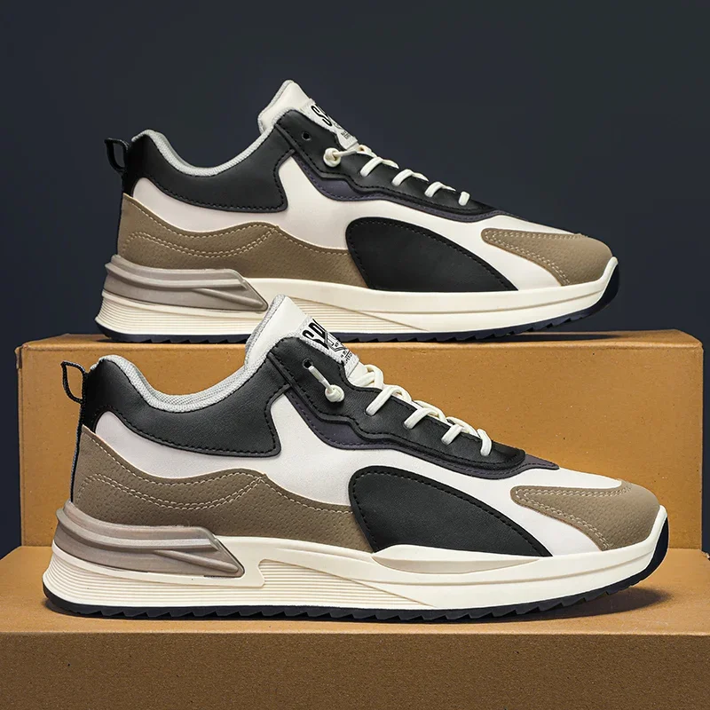 Мужские сетчатые дышащие кроссовки слипоны спортивная обувь на шнуровке мужские