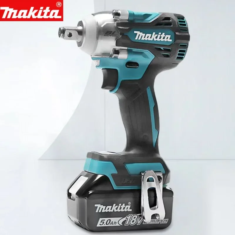 

Makita Tool Set Brushless DTW300 18V Power Large Torque Wind Cannon Remove Tire Lithium Auto Repair Cordless Wrench 330Nm