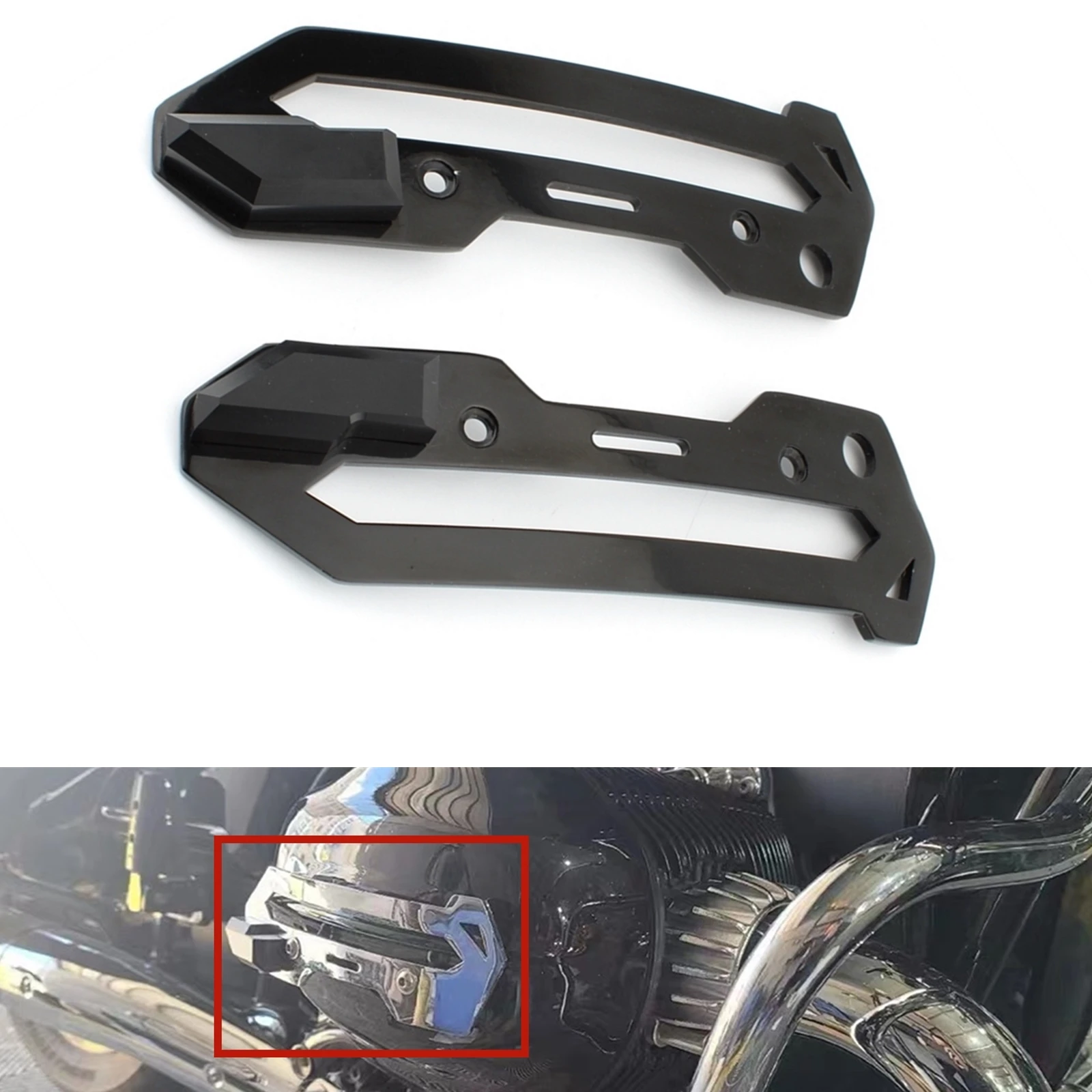 

Боковая защита рамы двигателя мотоцикла, защитная крышка рамы для BMW R18 Dreamer Classic R18B Ranger Bagger R18TC