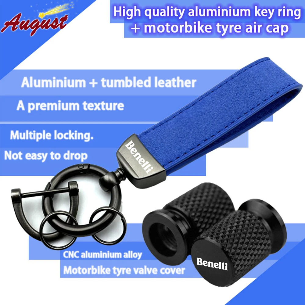 

Motorcycle For Benelli Tornado 252R 302R TNT300 TNT600 BN600 BN302 TRK502 Accessories keychain Key Chain Ring & tire valve caps