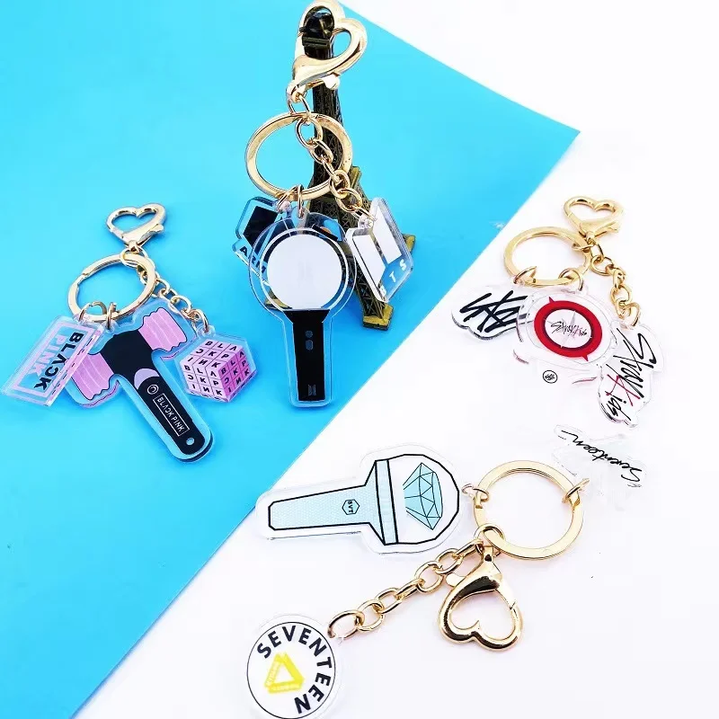 

K-Pop Idol Combination Keychain Creative Pendant Bag Ornament