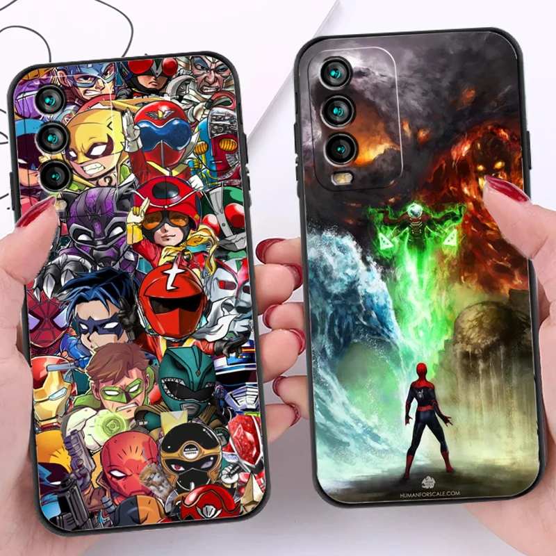 

Marvel Comics Logo Phone Cases For Xiaomi Redmi 9AT 9 9T 9A 9C Redmi Note 9 9 Pro 9S 9 Pro 5G Back Cover Carcasa Coque Funda