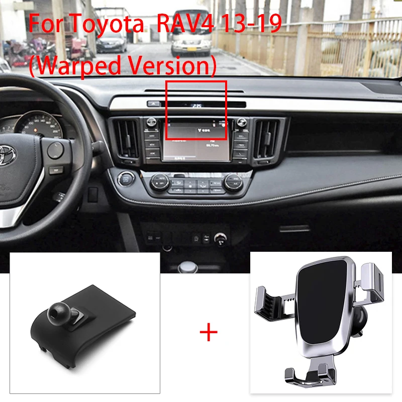 

Фотодержатель для Toyota RAV4 2013-2019, деформированная версия, кронштейн для крепления на вентиляционное отверстие, держатель для телефона GPS, подс...