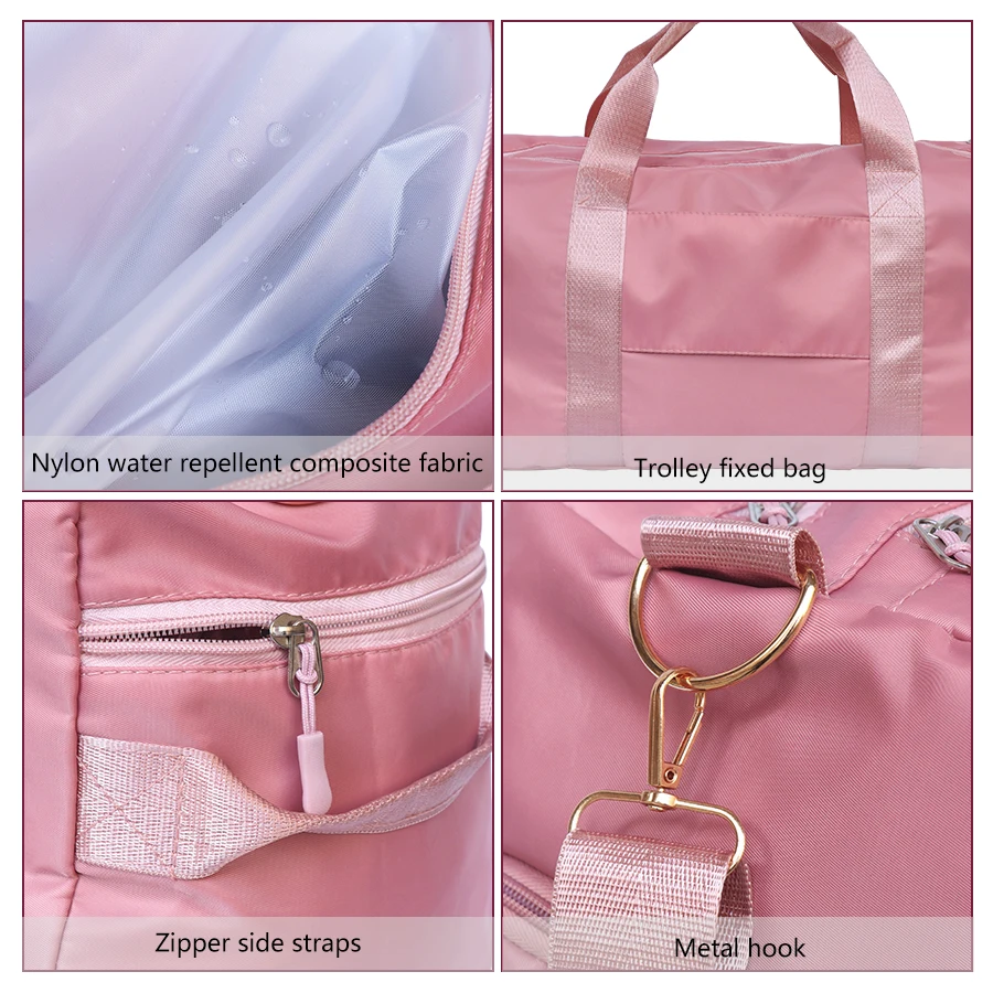 Водонепроницаемая спортивная сумка для фитнеса выходных путешествий на ночь