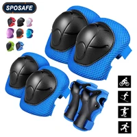 6pcs protective gear set knee pads elbow pads wrist guard for 3 7 year old kids bike skateboarding inline roller skating bicycle